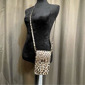 NWOT Leopard print vegan leather crossbody purse Cracker Barrel